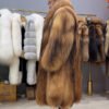 #2973 Women Men Long Full Skin Raccoon Fur Coat Oversized, Fur Vintage Luxury Winter .C